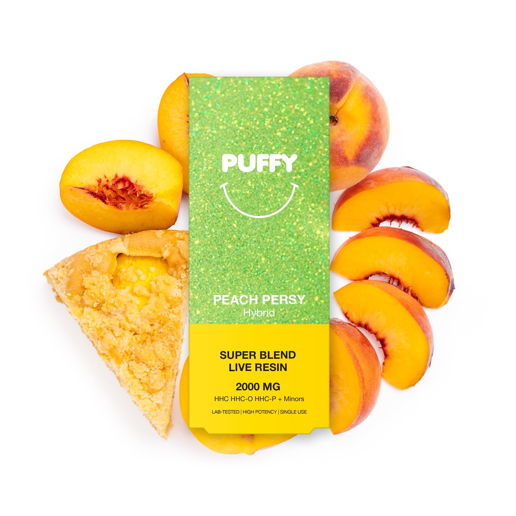 PUFFY 2G - Peach Persy (Super Blends HHC) - Hybrid