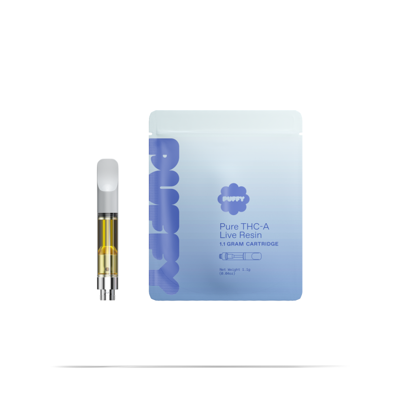 Product Highlights: Extracted from 100% fresh-frozen single-source flower No synthetic blends or alt cannabinoids. When heated, THCa converts into delta-9 THC High concentrate of liquid THC-A aka Liquid Diamonds Made from fresh frozen, strain-specific extracts  No cutting agent and zero traces of MCT, VG, PG, or Vitamin E. PURE THCA LIVE RESIN CARTRIDGE VARIANTS: Pure and potent, our line of 65A Live Resin THCa cartridges are pure extracts from single-sourced flowers for a top-shelf experience. Each cartridge contains approximately 65% THCa 35% high terpene extract and full spectrum cannabinoids. Each batch is hand-selected for the best fresh-frozen material rich in flavinoids, terpenes, and THCa. We use a ceramic coil to create a richer flavor.