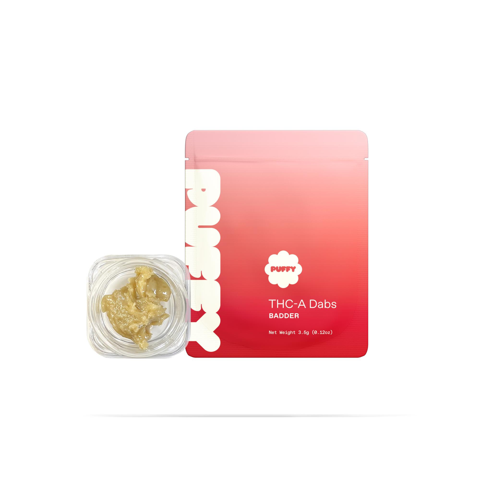 PUFFY Badder: The unique whipping technique required to produce badder causes the cannabinoids to crystalize and create a smooth, creamy consistency. This wax is ultra-potent and easy to load onto a dab nail, thanks to its soft and malleable form.