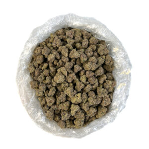 PUFFY Gello THCa is a balanced hybrid strain born from the flavorful cross of Bacio Gelato and Mochi Gelato. It delivers a sweet, fruity berry flavor layered with subtle notes of spicy pine and earthy undertones. The aroma mirrors the taste, blending earthy, floral, and skunky pine scents for a rich sensory experience. Visually, the buds are bright neon green with deep amber hues, vivid orange pistils, and a dense coating of chunky amber trichomes, making them as striking as they are potent. Consumers often describe the effects as an uplifting, euphoric rush that sparks creativity, gradually giving way to deep physical relaxation and enhanced mood. It may also help ease symptoms of anxiety, depression, and stress, making it a versatile choice for both daytime and evening use.