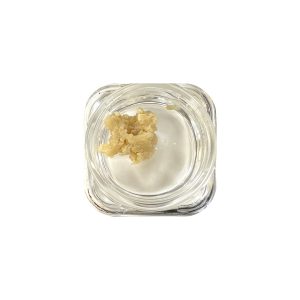 PUFFY THCa concentrate Frozen Bananas, or "Frozen Banana," is a balanced hybrid strain (50% indica/50% sativa) made by crossing OG Kush and Banana Kush. It has a sweet, creamy banana flavor with hints of spice and mint, and a similar aroma featuring bananas, tree fruits, pine, and a touch of diesel.