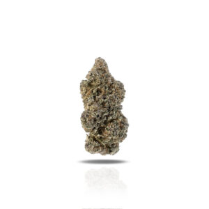 PUFFY Sub-Zero is a potent Indica-dominant hybrid THCa strain, often bred from legendary parents like Northern Lights and White Widow. Its flavor profile opens with a cool menthol or minty inhale, followed by a smooth, slightly sweet herbal finish—though some phenotypes may reveal citrusy or earthy undertones. This strain delivers a sweet strawberry-diesel flavor paired with a pungent, earthy aroma, creating a sensory experience as bold as its effects. Visually dense, frosty buds showcasing deep green hues coated in icy white trichomes, accented by vibrant orange or amber pistils. Consumers often describe its high as deeply soothing, cozy, and euphoric, making it an excellent choice for melting away physical discomfort and mental tension.
