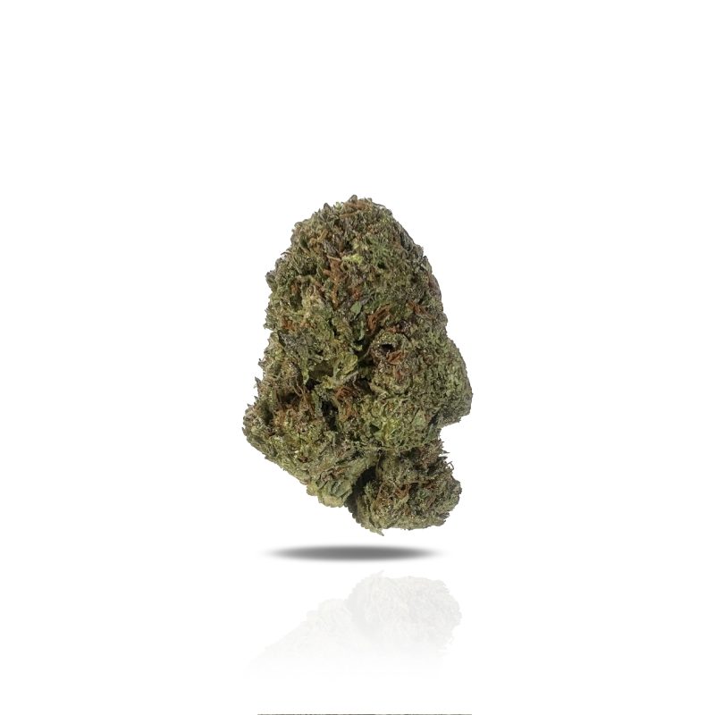 PUFFY Push Pop is a premium indica-dominant hybrid THCa strain, expertly crafted by crossing Cookies and Cream with Temple Flo. This strain boasts an exceptionally smooth and creamy flavor profile, delivering a sweet, milky candy taste with a sugary aroma that lingers. Visually, it’s a stunner, with dense, bushy buds in vibrant light green and orange hues, coated in a thick layer of icy trichomes that shimmer under the light. Consumers report uplifting and euphoric effects, creating a buzzy, feel-good sensation that enhances mood while keeping the body relaxed. Whether you're looking for a delightful flavor experience or a balanced high, it delivers on all fronts.